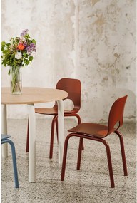 Червен трапезен стол Atto – noo.ma