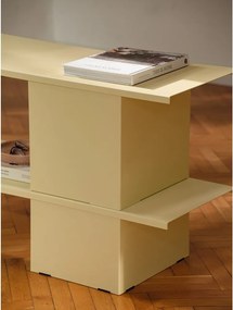 Жълт метален стелаж 160x57x37 cm Hes – noo.ma