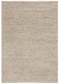 Светлосив ръчно изработен килим със смес от вълна 120x170 cm Minerals – Flair Rugs