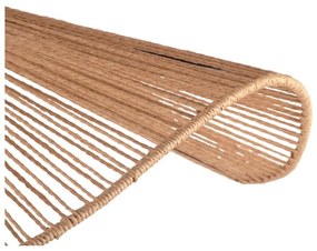 Висяща лампа в златист цвят с абажур от хартиена тъкан ø 62 cm Sombra - Leitmotiv