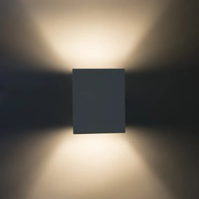 Стенна лампа бяла квадратна - Sola