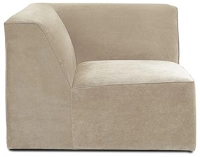 Бежов велурен диван модул Sting - Scandic