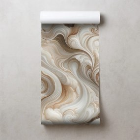 Тапет – Кафяви абстрактни вълни