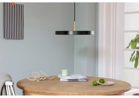 Черно LED затъмняващо се висящо осветително тяло с метален абажур ø 43 cm Asteria Plus Medium – UMAGE