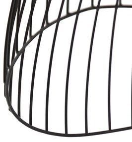 Дизайнерски таванна лампа черна 29 см - Pua