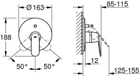Exterior of bathroom faucet Grohe Eurocosmo II