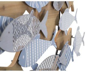 Метална декорация за стена 91x33,5 cm Fish – Mauro Ferretti