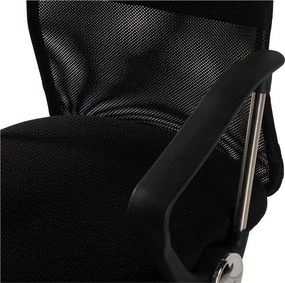 Черен тапициран офис стол Arco – Bonami Essentials