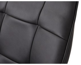 Тъмносиви тапицирани трапезни столове в комплект с подлакътници 2 бр. Nolan Square – Unique Furniture