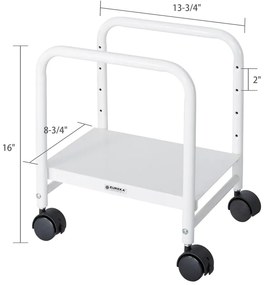 Офис аксесоари за игри - Eureka Ergonomic® CS-01 PC Tower Stand-Бял