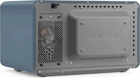 Микровълнова фурна с грил 4в1 SMEG Collezione MOC01SBMEU, 1900W, 29 л, 18 програми, Плавно затваряне, Звуков сигнал, LCD, Син