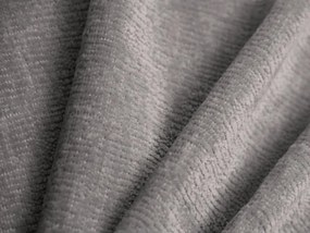 Сиво единично легло 90x200 cm тапицирано с място за съхранение с включена подматрачна рамка Lupine – Micadoni