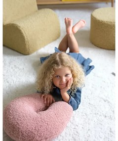 Розова детска възглавница за диван от букле U – Wigiwama