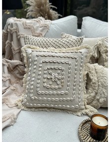 Памучна калъфка за възглавница 43x43 cm Seashells – Mioli Decor