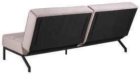 Розов разтегателен диван Perugia - Actona