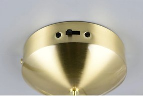 LED затъмняващо се висящо осветително тяло в месингов цвят Melita – Trio