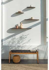 Рафт от кафяв дъб 100 cm Mu - Gazzda