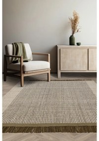 Светлокафяв ръчно изработен вълнен килим 120x170 cm Avalon – Asiatic Carpets