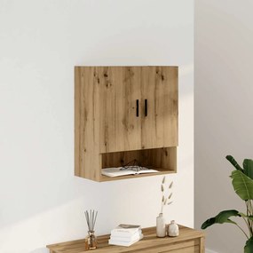 857297 vidaXL Стенен шкаф, дъб артизан, 60x31x70 см, инженерно дърво