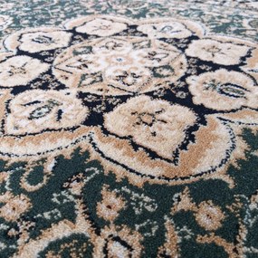Луксозен зелен килим Ширина: 300 см | Дължина: 400 см