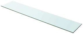 3051584 vidaXL Рафтове, 2 бр, панели прозрачно стъкло, 100x20 см