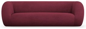 Диван от плат букле в цвят бордо 230 cm Essen - Cosmopolitan Design
