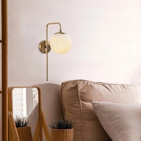 Стенна лампа в златисто Viran – Opviq lights