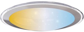 Aigostar - LED димируемо таванно осветително тяло LED/30W/230V 2700-6500K диаметър 42,9 см хром+ДУ