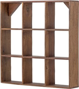 На няколко нива стенен рафт от рециклирано дърво в естествен цвят 53 cm Tilo – Bloomingville