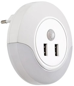 Rabalux 76012 - LED Нощна лампа контакт със сензор DEMBO LED/13,9W/230V