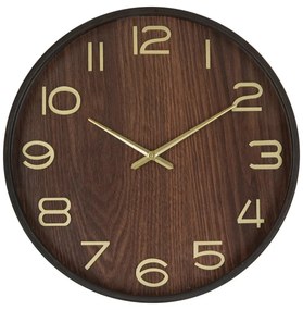 Стенен часовник atmosphera Ivana, Дърво, Ø38 cm - Кафяв