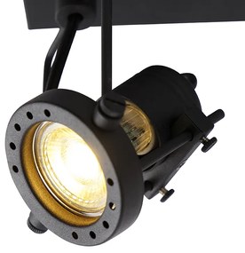 Индустриален прожектор черен 2-светлина - Suplux
