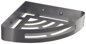 Gedy - Ъглов рафт за душ SMART 21x4,5 cm металически сив