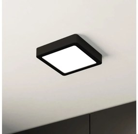 Eglo 900643 - LED таванно осветително тяло за баня FUEVA LED/11W/230V IP44 черно