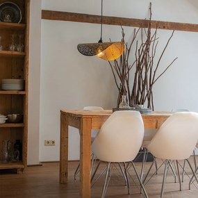 Ориенталски висящ аплик черен със злато 50 см - Japke