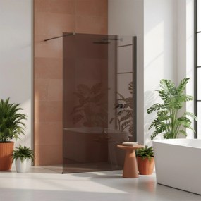 Параван за душ Rea Flexi Brown / Titan 100