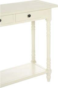 Конзолна маса от масивен бор в цвят слонова кост 35x96 cm Heritage – Premier Housewares