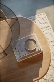 Сгъваема трапезна маса с допълнителна плоча с дъбов плот 90x180 cm Twist – Zuiver