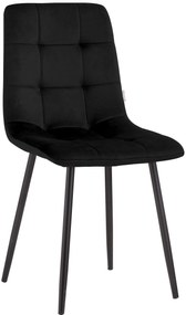 Кухненски стол Mona-черен (4) парчета