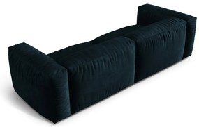 Тъмносин кадифен модулен диван 240 cm Martina – Micadoni