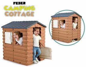 Детска къща за игра Feber Camping Cottage 104 x 90 x 1,18 cm