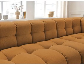 Ъглов диван в цвят жълта охра (десен ъгъл) Cloud – Bobochic Paris