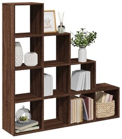 857973 vidaXL Разделител за стая / библиотека 4 нива 131,5x29x131,5 см
