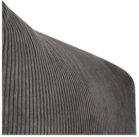 Детски пуф от рипсено кадифе в тухлен цвят Snug 80 – SLOWDOWN