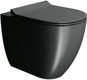 Мивка Pura/55 Swirlflush с капак Super Slim MS86SC GSI-Черен