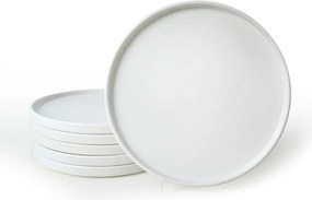 Бели керамични чинии в комплект от 6 бр. ø 27 cm – Hermia