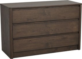 Скрин от декор от дъб в тъмно естествен цвят 110x70x45 cm Melstone – Rowico