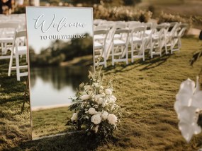 Стикер za огледало S13 – Welcome to our wedding