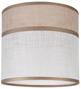 Резервно абажур ANDREA E27 пр. 16 см бежово/сиво