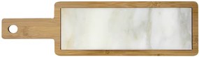 Horecano - Бамбукова дъска за сервиране с мраморна плоча (1270SJ4508)